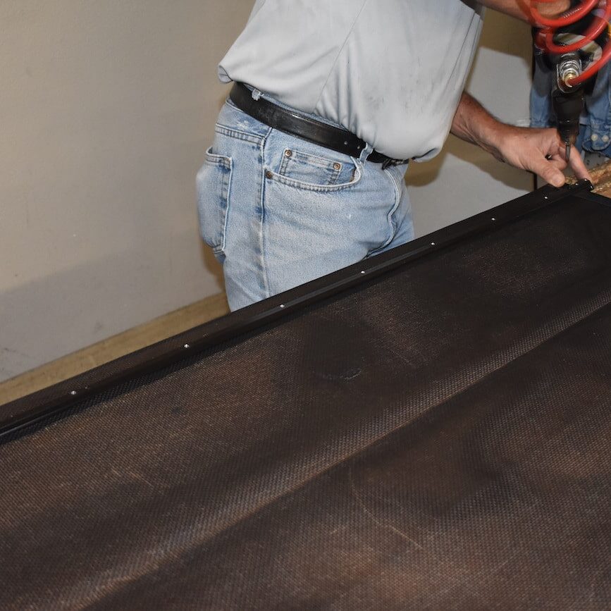 Warehouse Pool Fence Construction