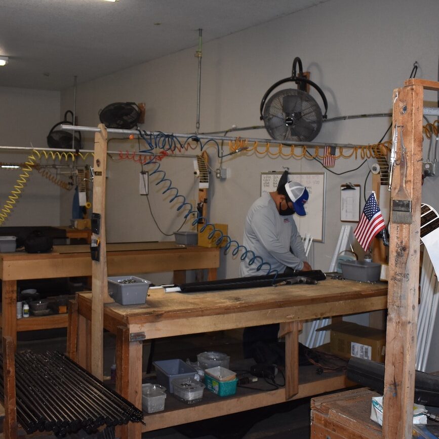 Warehouse Pool Fence Construction