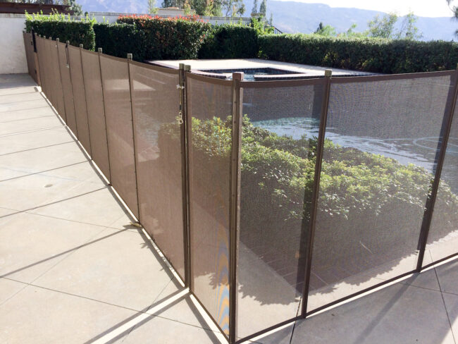 pool safety fence in Texas - Baby Barrier installation
