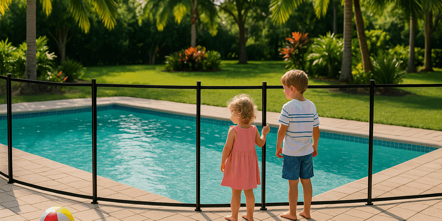 mesh pool fence in Sarasota mesh pool fence in Sarasota