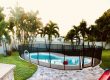 Baby Barrier pool safety fence on Florida Gulf Coast home