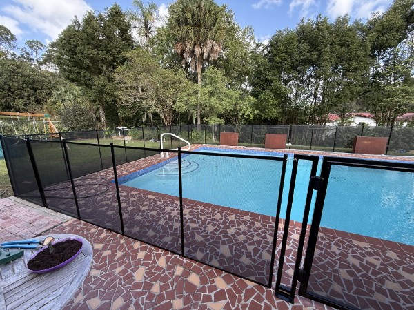 Fence installed by Bill Cron of Baby Barrier Northwest Central FL
